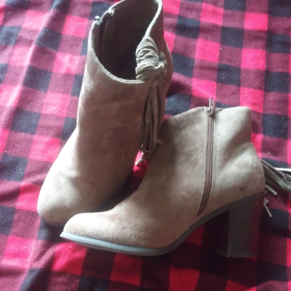 Tan Booties